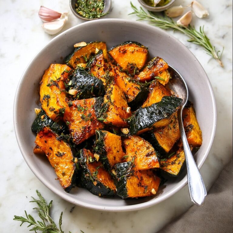 Simple Roasted Kabocha Squash Cubes Recipe