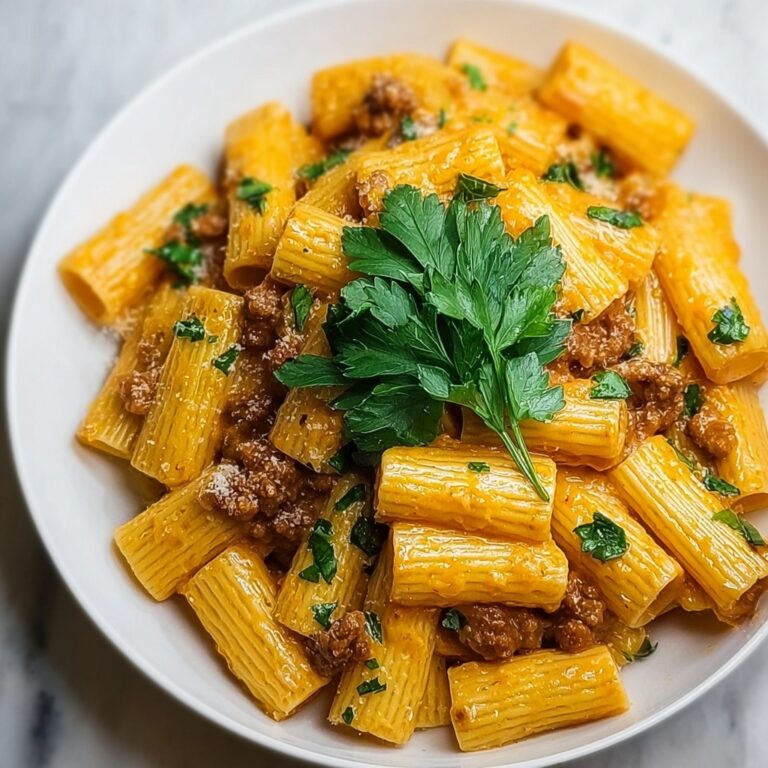 Creamy Sausage Rigatoni Recipe