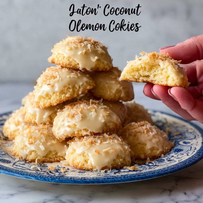 Dolly Parton Coconut Cookies with Lemon Glaze Recipe