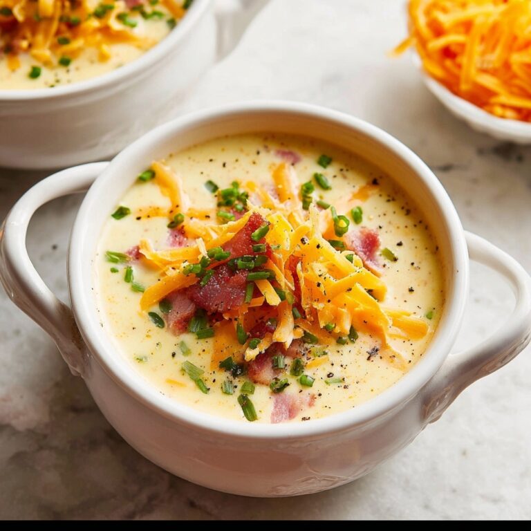 Slow Cooker Loaded Baked Potato Soup Recipe