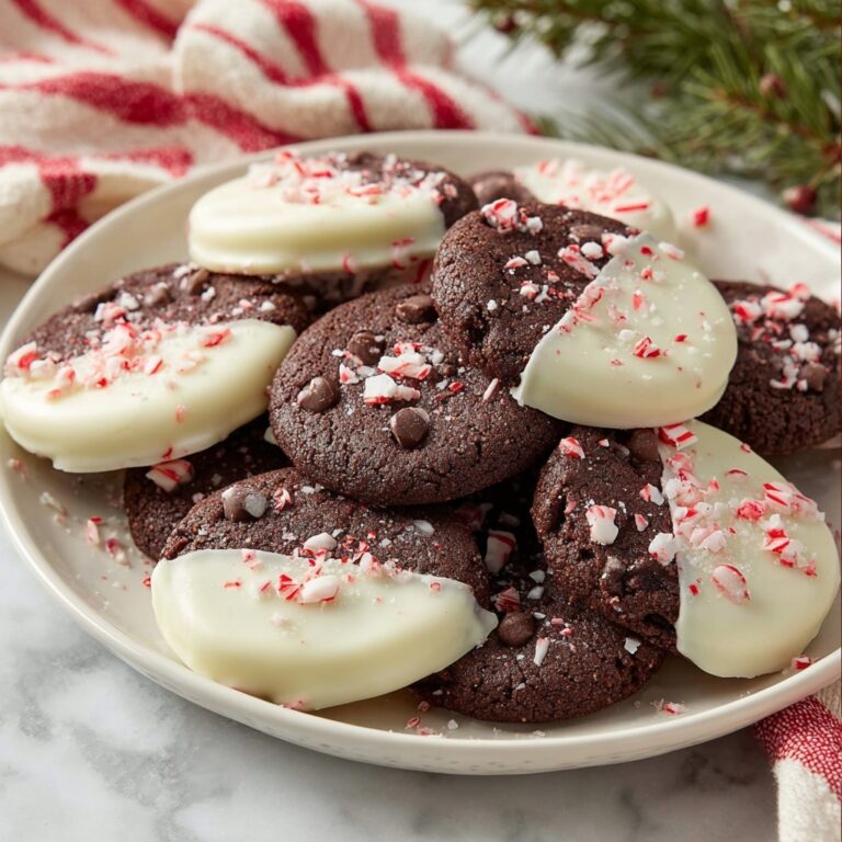 Chocolate Peppermint Slice-and-Bake Cookies Recipe