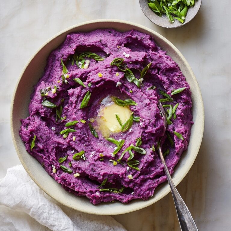 Quick & Easy Mashed Purple Sweet Potatoes Recipe