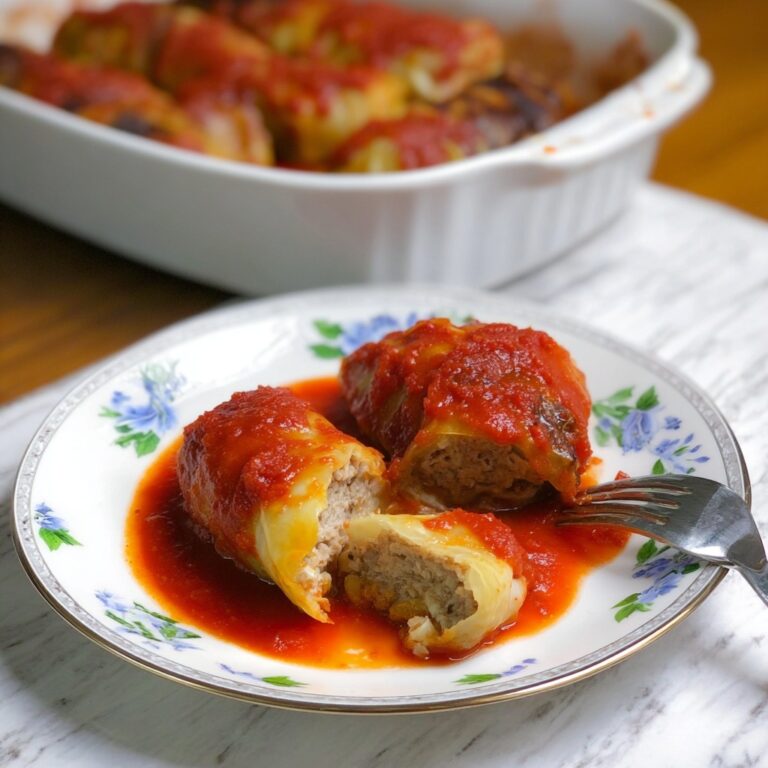 Authentic Polish Golumpki (Stuffed Cabbage) Recipe