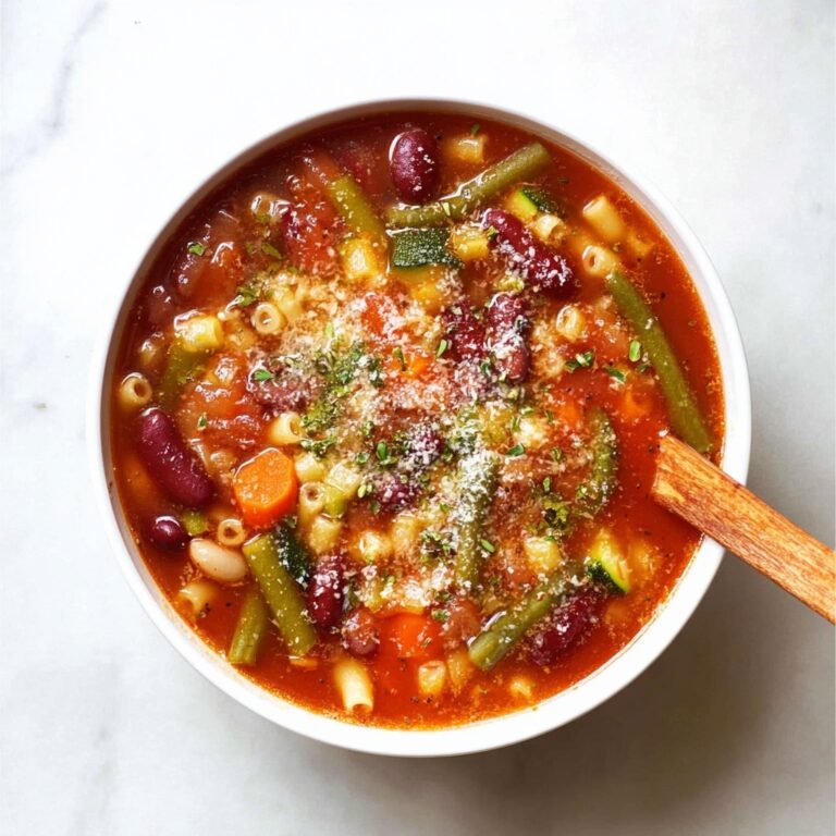Hearty Vegetable Minestrone Soup Recipe