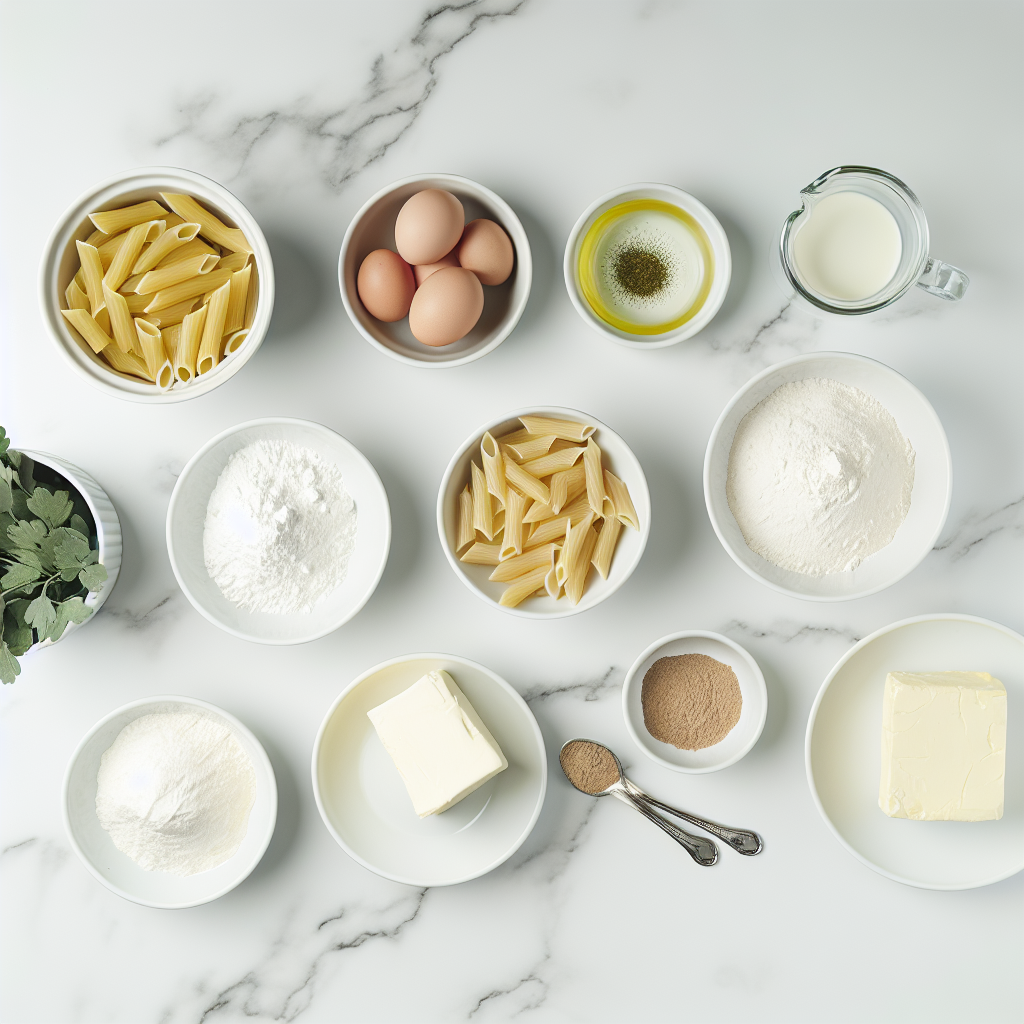 Creamy Chicken Alfredo Baked Pasta Recipe - Recipe Image