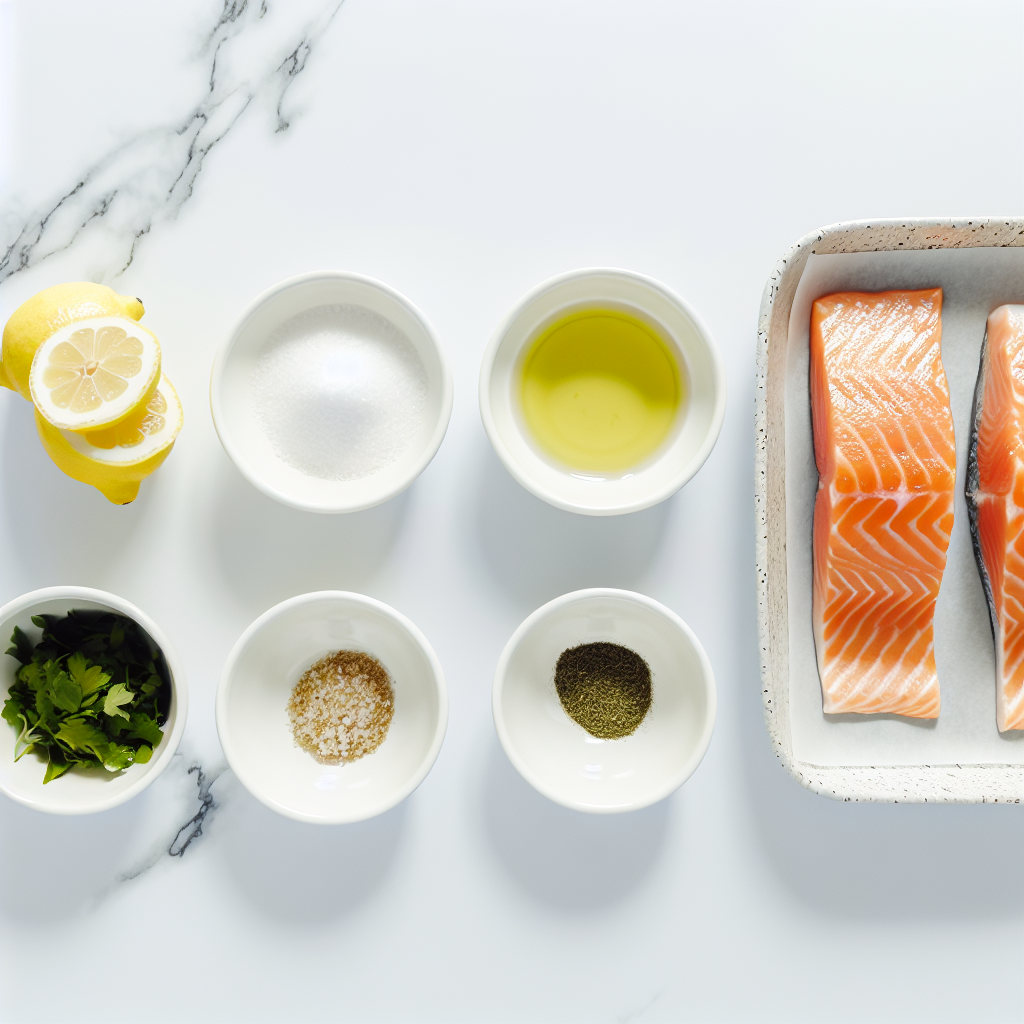 Baked Salmon with Lemon Recipe - Recipe Image
