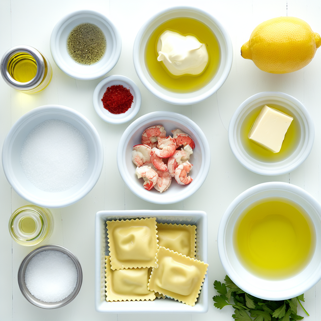 Lobster Ravioli in Lemon Butter Sauce Recipe - Recipe Image
