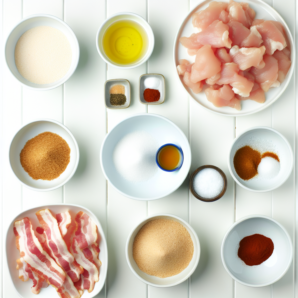 Bacon Brown Sugar Chicken Tenders Recipe - Recipe Image