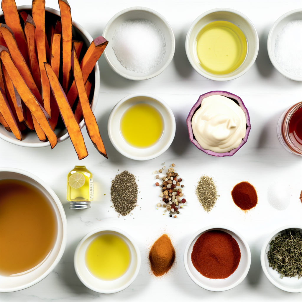 Crispy Cajun Sweet Potato Fries with Spicy Aioli Recipe - Recipe Image