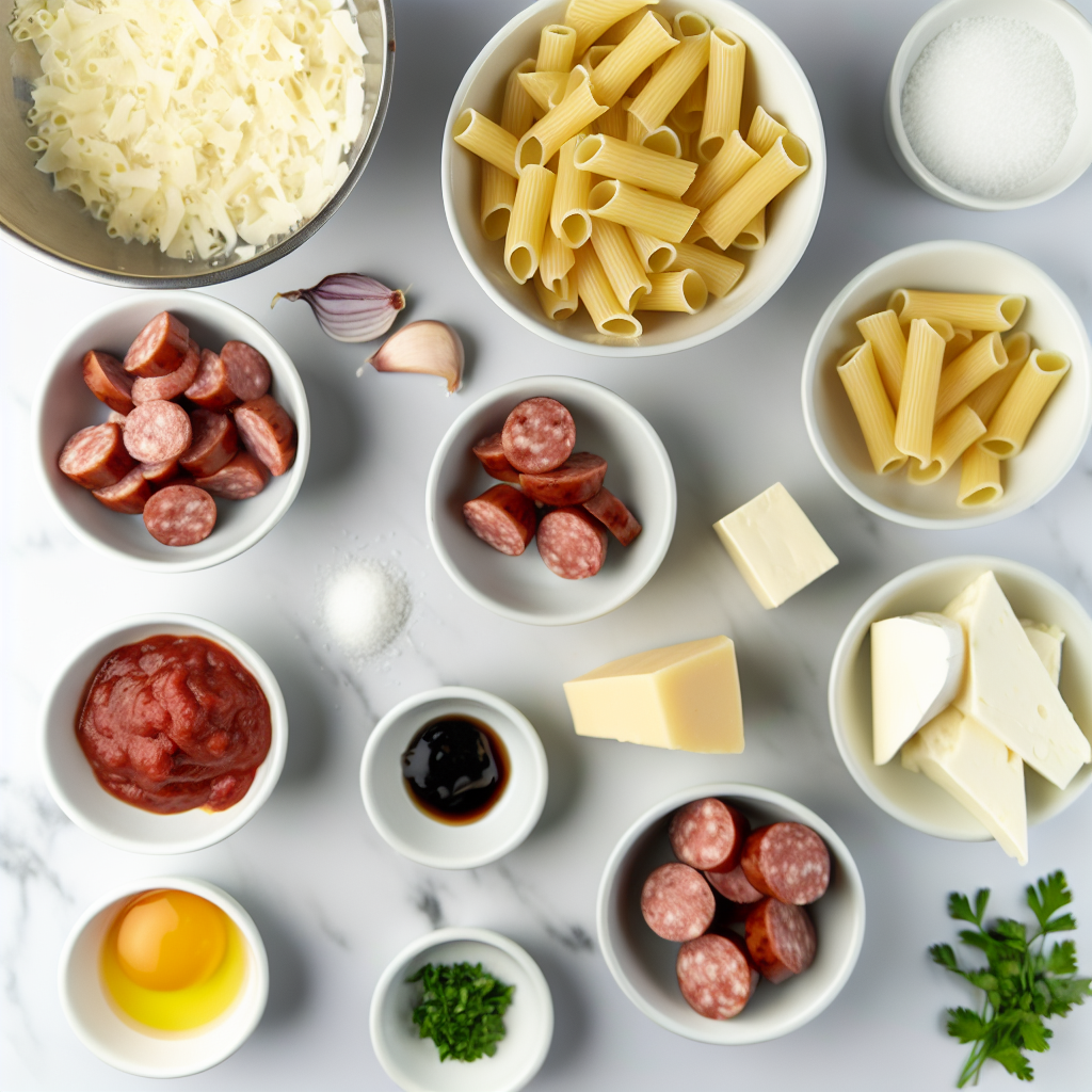 Creamy Sausage Rigatoni Recipe - Recipe Image