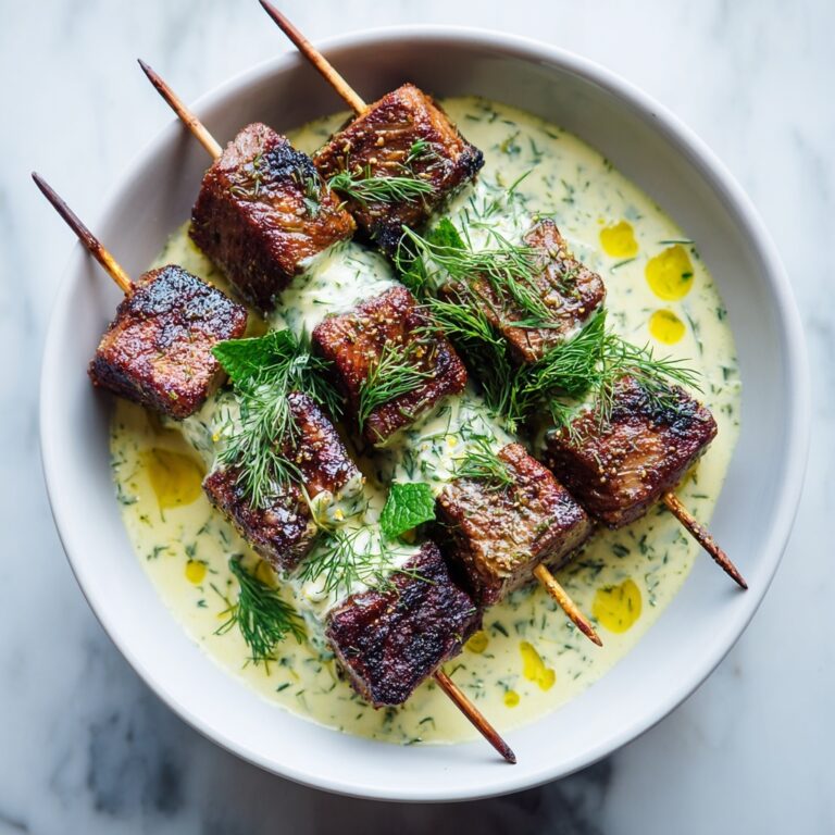 Grilled Chicken Kofta with Garlic Yogurt Sauce Recipe