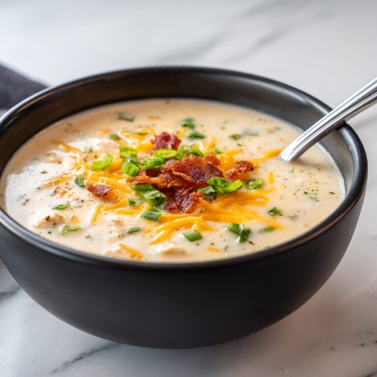 Slow Cooker Crack Chicken Soup: Creamy Comfort in a Bowl Recipe