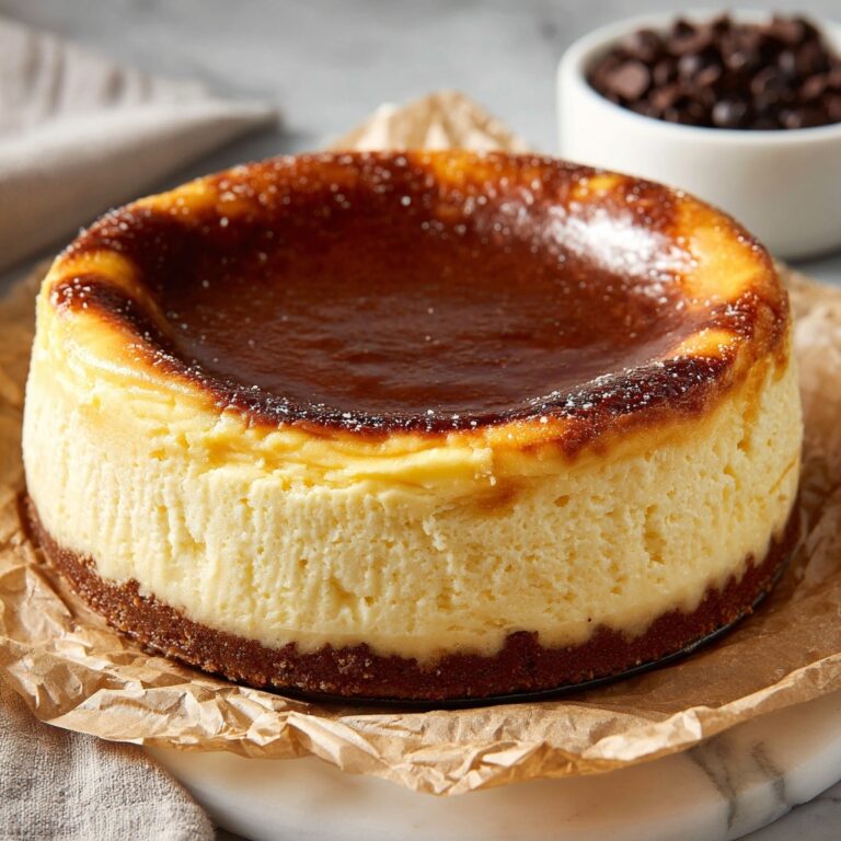 Decadent Burnt Basque Cheesecake Loaf Recipe