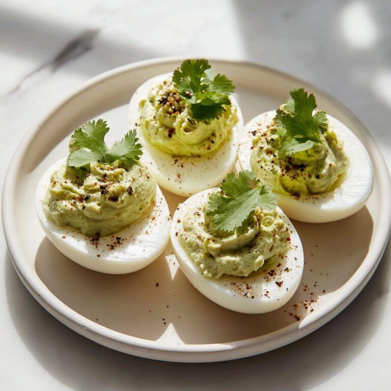 Avocado Deviled Eggs Recipe