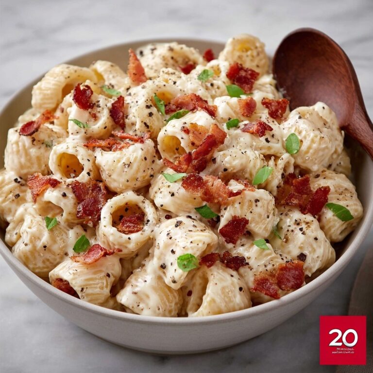 Bacon Cheddar Ranch Pasta Recipe