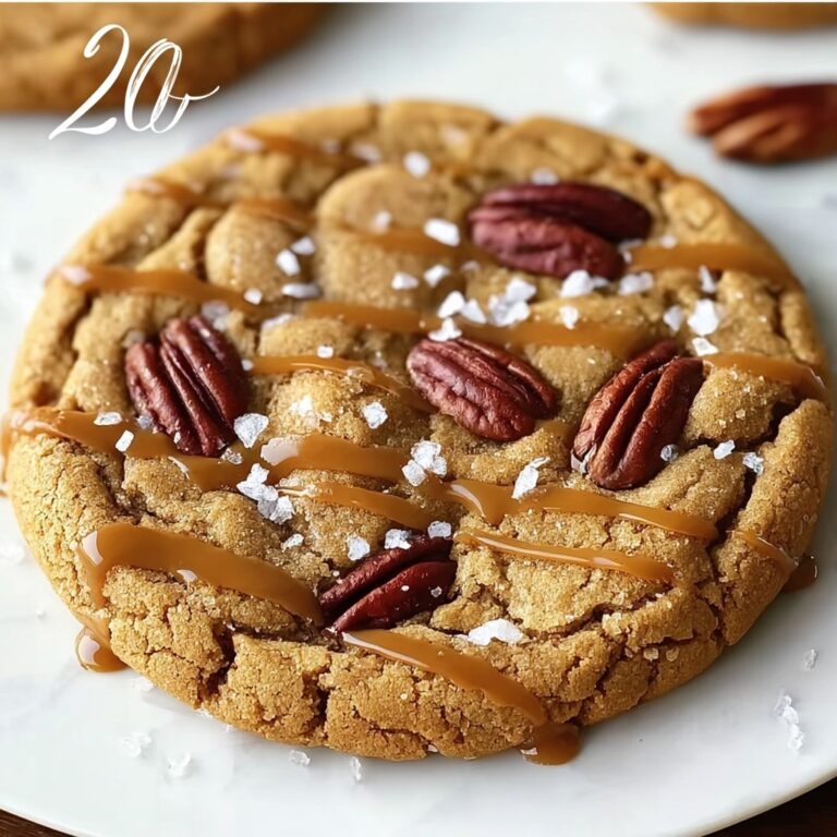Salted Caramel Pecan Chocolate Chip Cookies – A Sweet & Salty Delight Recipe