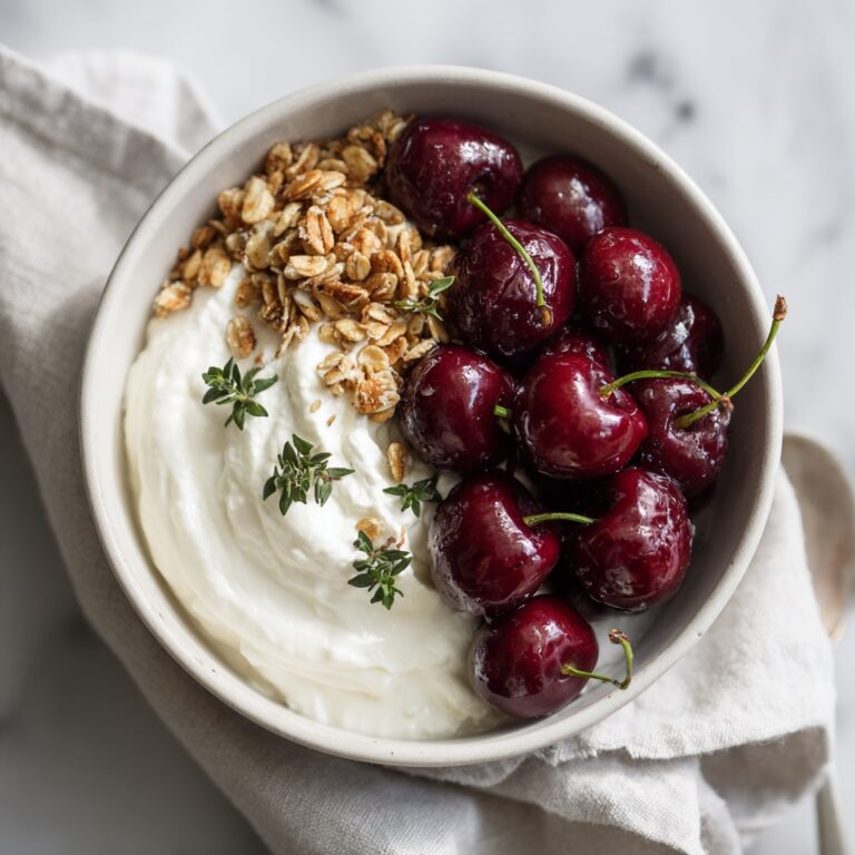Cherry Cheesecake Breakfast Bowl Recipe
