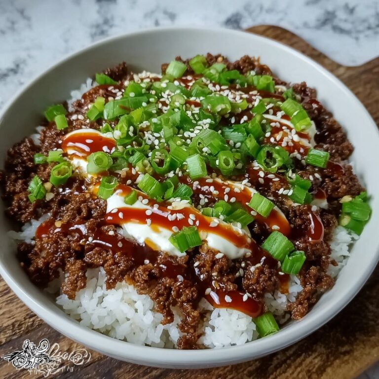 Ground Beef Hot Honey Bowl Recipe