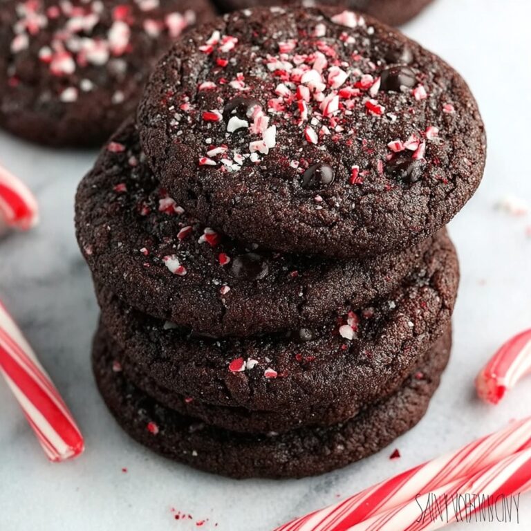 Double Chocolate Peppermint Cookies Recipe