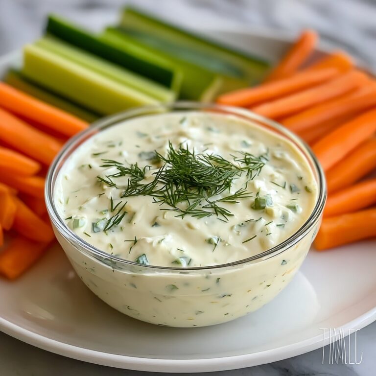 Tangy Pickle Juice Ranch Dressing for Flavorful Salads Recipe