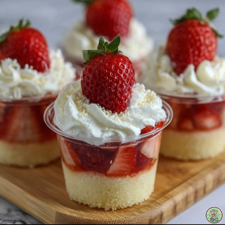 Individual Strawberry Shortcake Cups Recipe