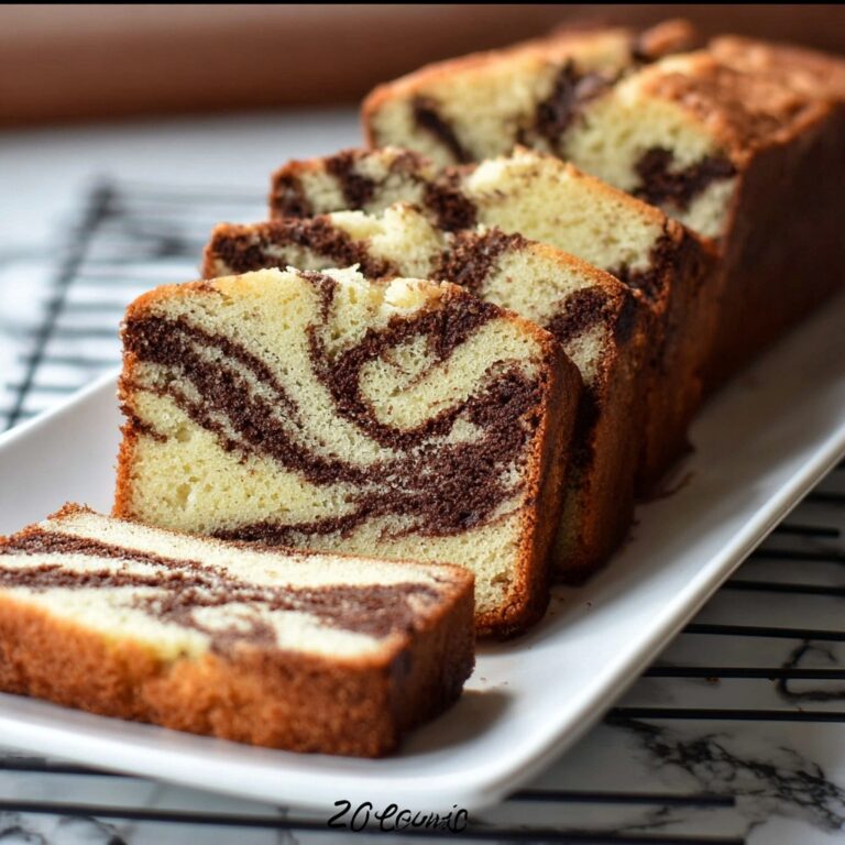 Marble Moist Loaf Cake Recipe