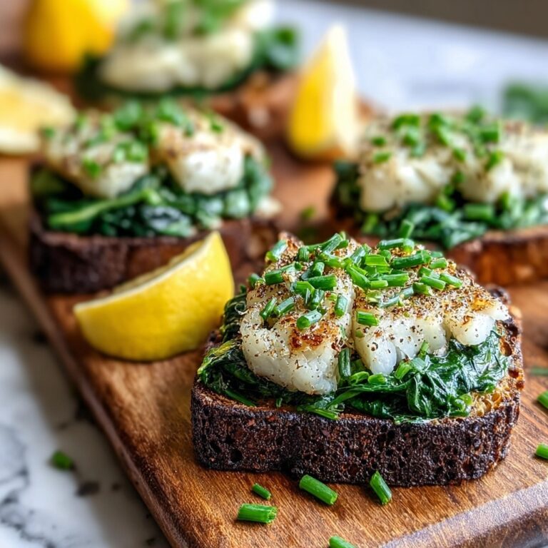 Smoked Haddock and Spinach Rye Toasts Recipe
