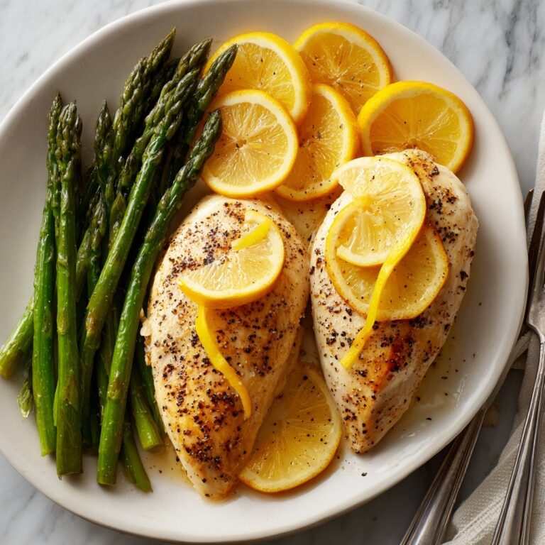 Sheet Pan Lemon Chicken and Asparagus Recipe