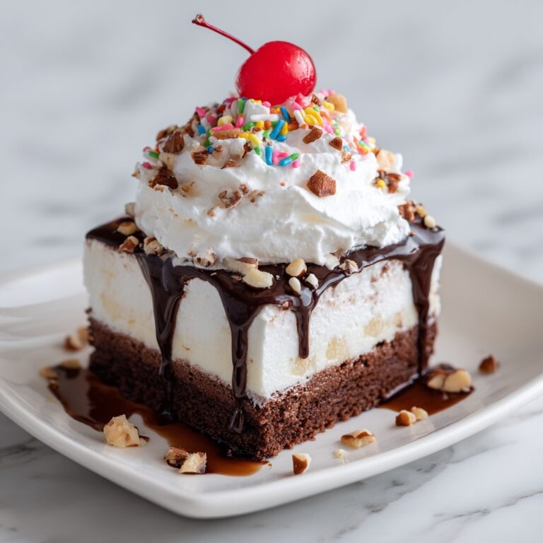 Heavenly Hot Fudge Sundae Brownie Recipe