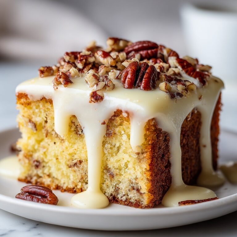 Butter Pecan Praline Poke Cake – Easy Southern Dessert Recipe