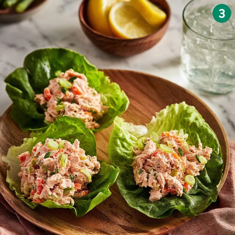 Tuna Salad Lettuce Wraps Recipe