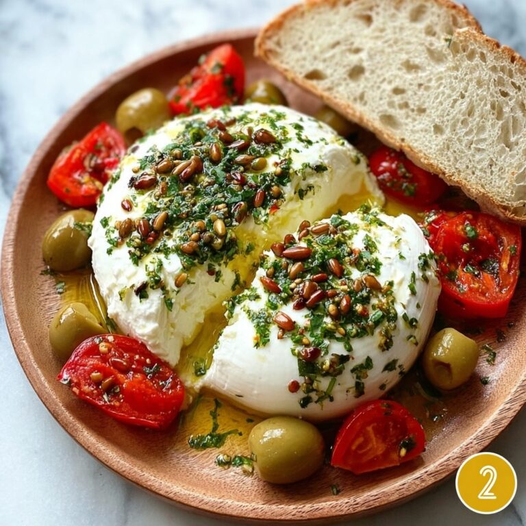 Burrata Cheese Appetizer with Cherry Tomatoes, Avocado, and Basil Recipe