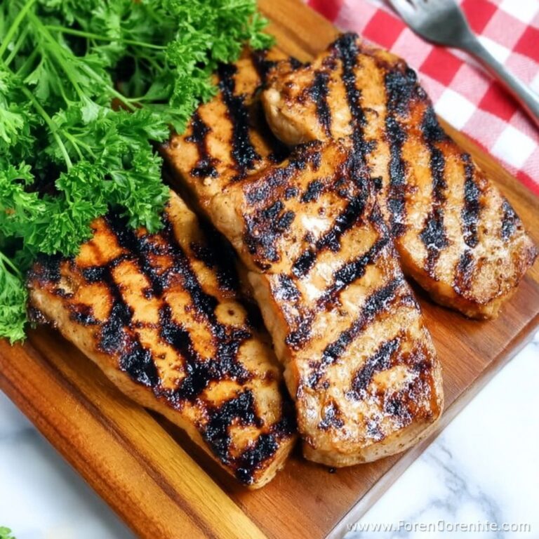 Grilled Boneless Chicken Thighs with Tasty Marinade Recipe