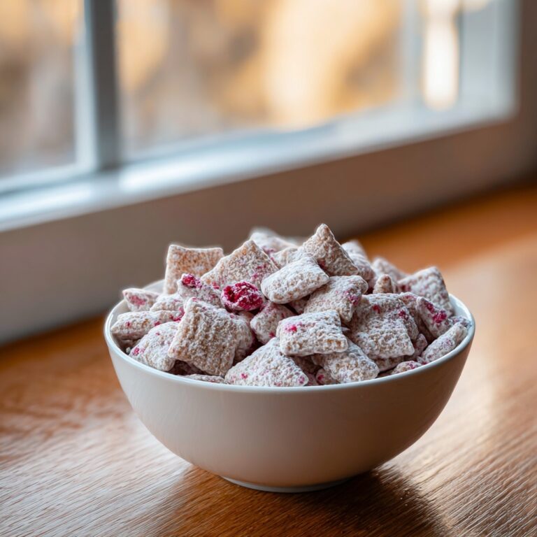 Cherry Cheesecake Puppy Chow Recipe