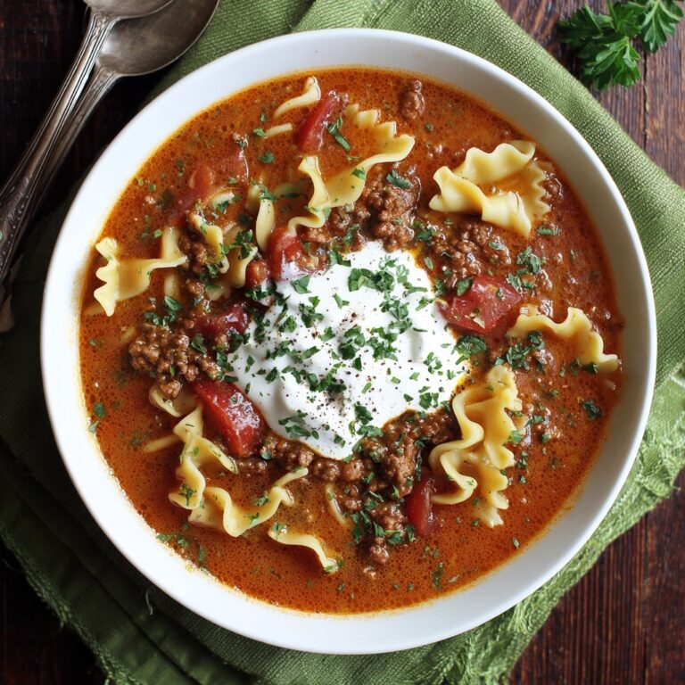 Tasty Gluten Free and Dairy Free Lasagna Soup Recipe