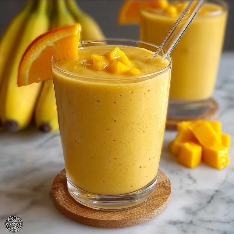 Mango Orange Banana Smoothie Recipe