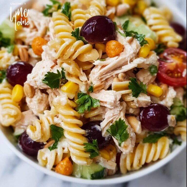 Delicious Waldorf Chicken Pasta Salad for Your Next Cookout Recipe