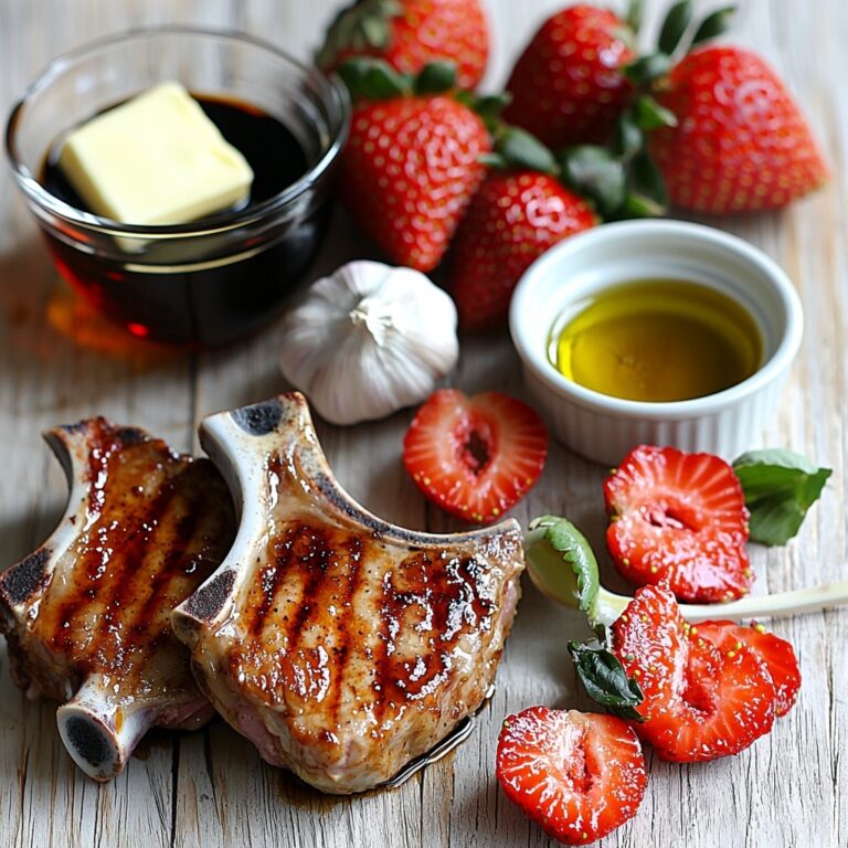 Strawberry Balsamic Pork Chops: An Easy Valentine’s Dinner Recipe