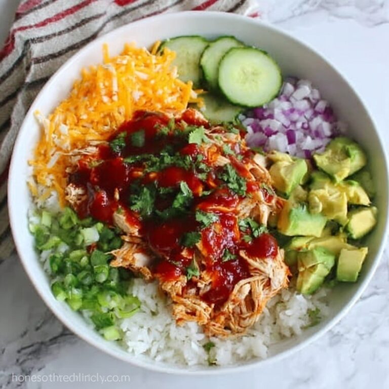 Delicious Low Carb BBQ Chicken Bowl Recipe
