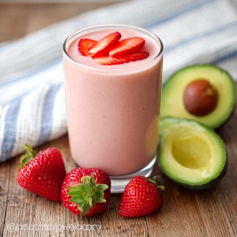 Strawberry Avocado Smoothie Recipe