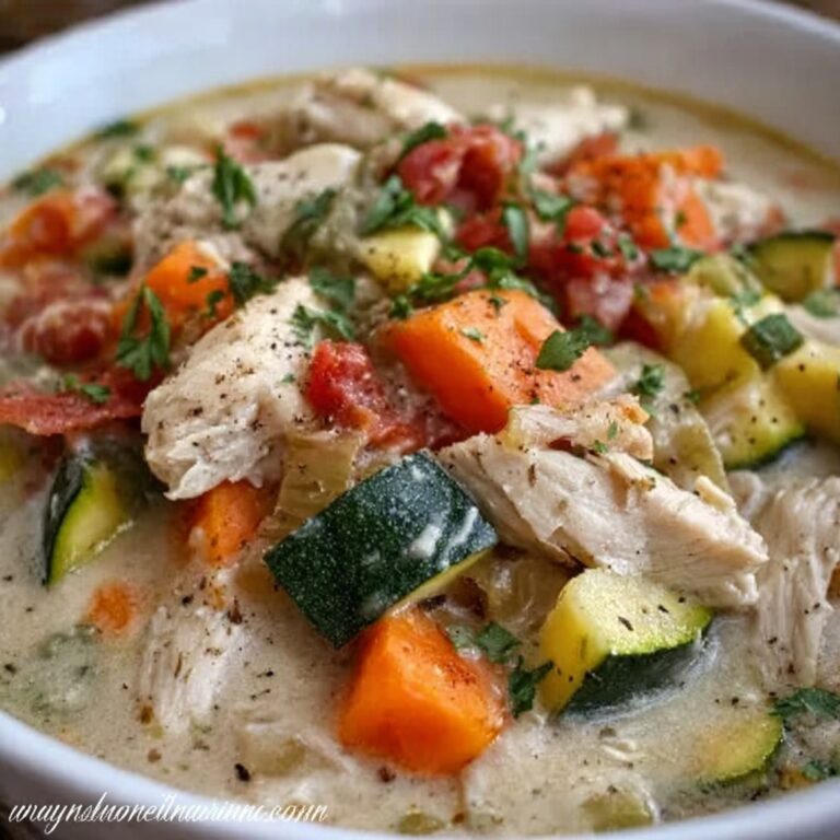Ranch Chicken Veggie Soup Recipe