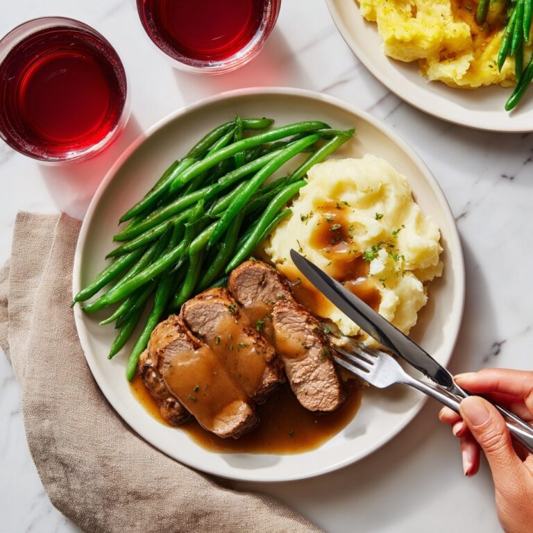 Beef Tenderloin with Rich Mushroom Sauce Recipe