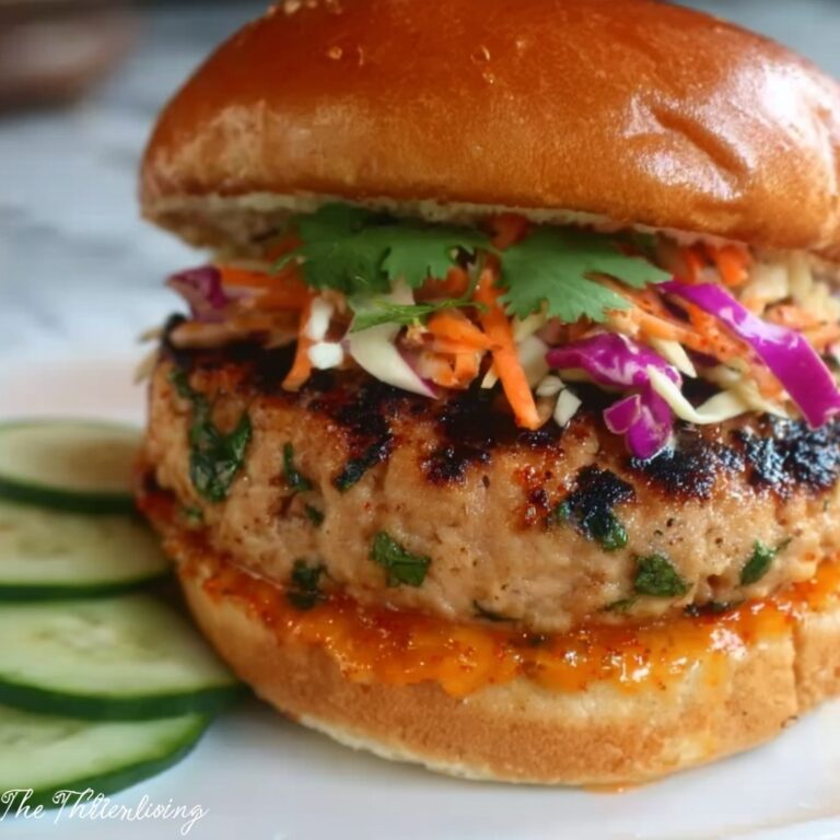 Thai Peanut Turkey Burgers Recipe