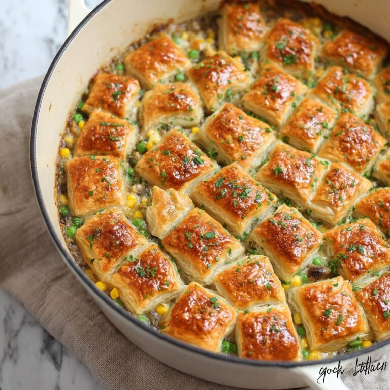 One-Pan Ground Turkey Pot Pie Recipe