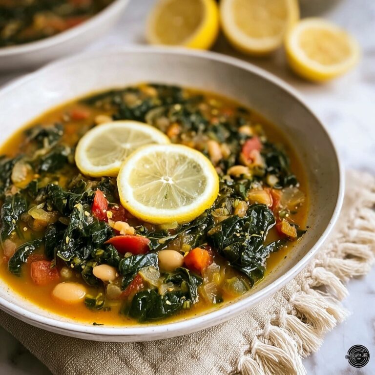 Lebanese Spinach Stew with Ground Beef, Pine Nuts, and Lemon Recipe