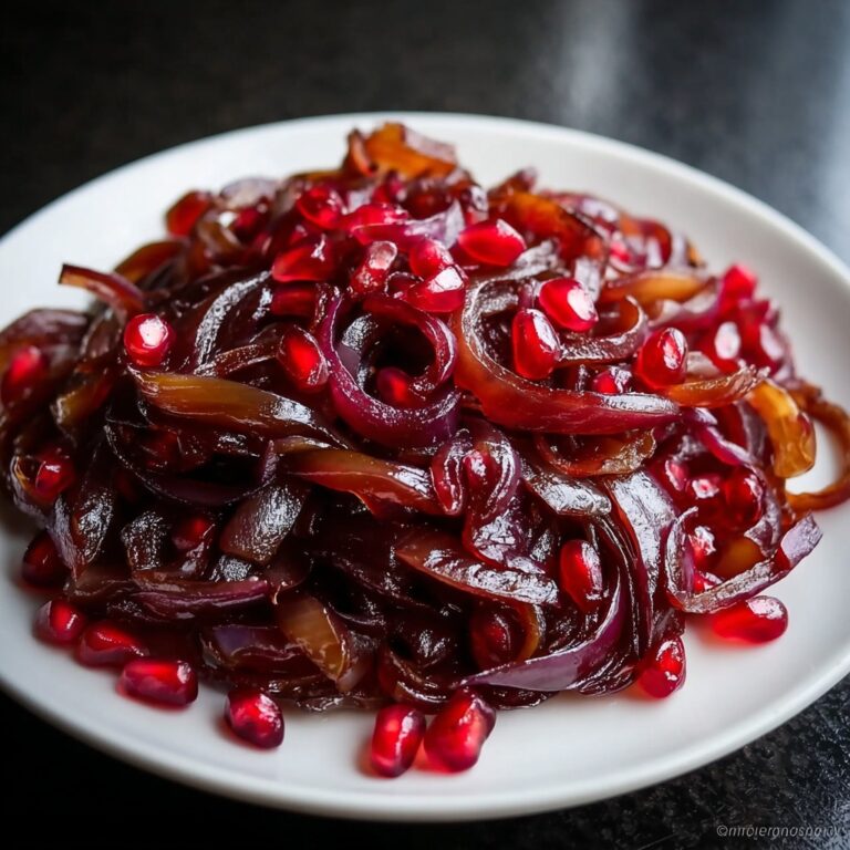 Pomegranate Molasses Onion Boil Recipe