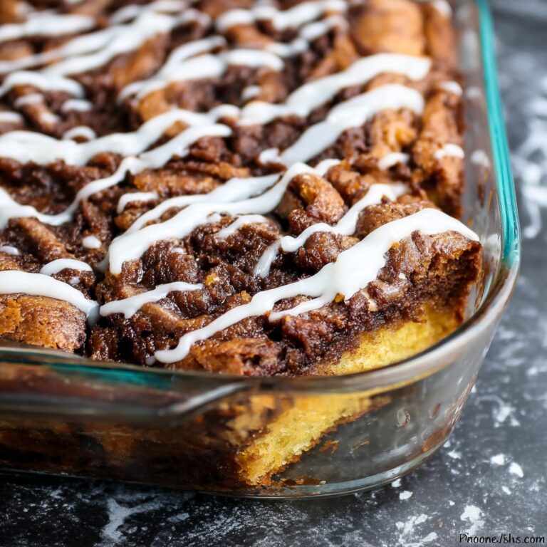 Banana Cinnamon Roll Cake Recipe