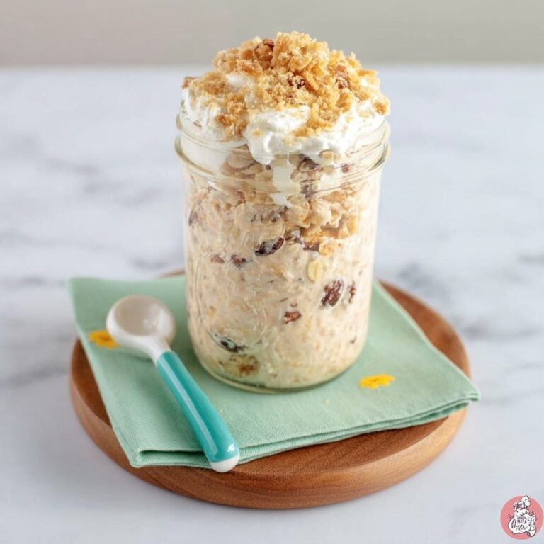 Carrot Cake Protein Overnight Oats Recipe