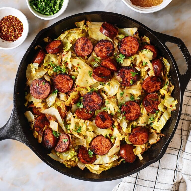 Sausage and Cabbage Skillet Recipe