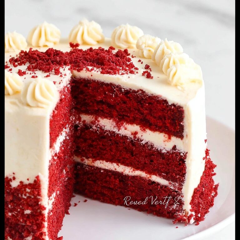 Red Velvet Cake with Cream Cheese Frosting Recipe